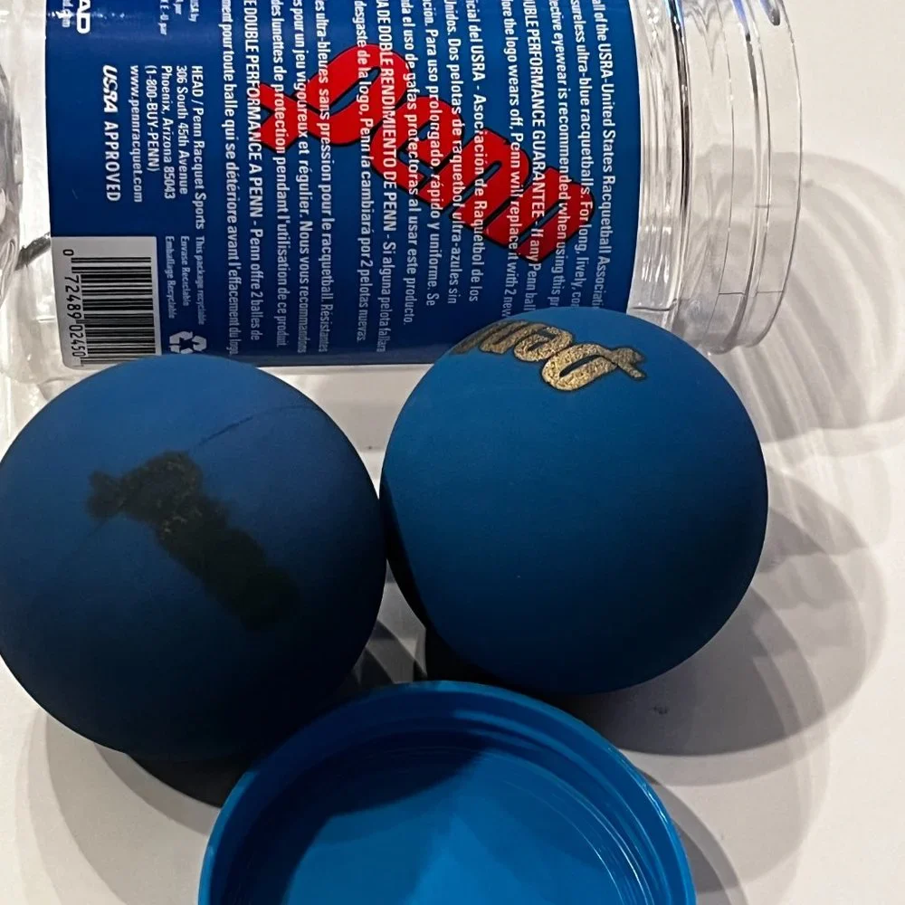 Raquetballs -‎ Set of 2 from Penn - Official USRA Balls  (kids/x)